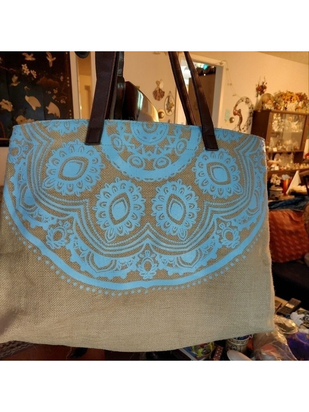 Vintage* Large Jute Tote